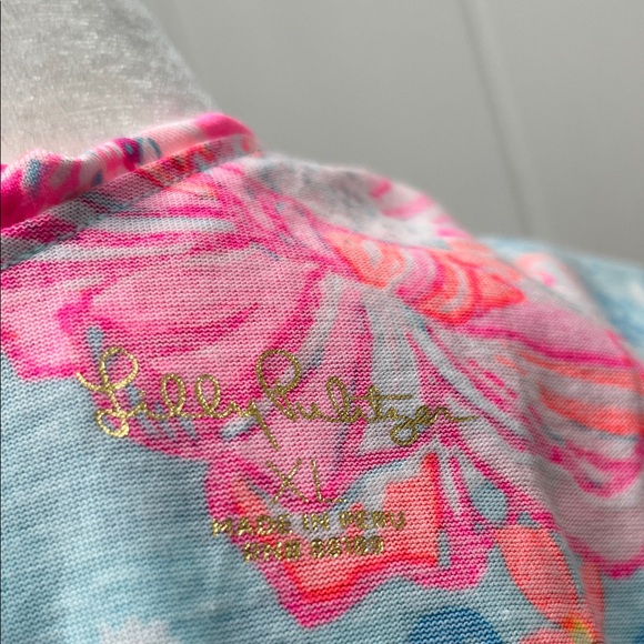 NWT Lilly Pulitzer Alessa Dress-Surf Blue Luscious Lions - Picture 8 of 13